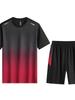 Herren 2026 Schnelltrocknender Atmungsaktiver Sportanzug - Kurzarmshirt & Shorts für Freizeit-Fitness & Laufen