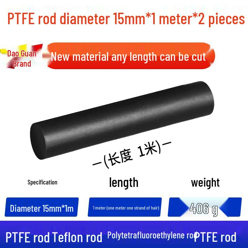 White High-Temperature Resistant PTFE Plastic Rod