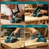 220V 1200W Electric Planer, 16,000 RPM Wood Planer with Adjustable Depth and Ergonomic Handle