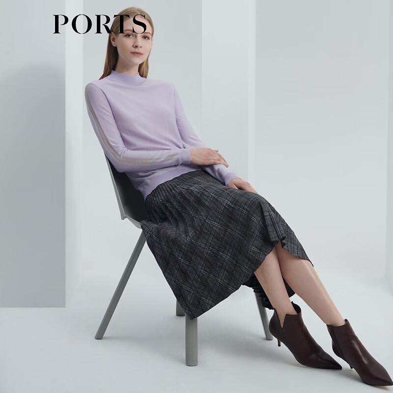 Ports Women's Merino Wool Long-Sleeve Crew Neck Pullover
