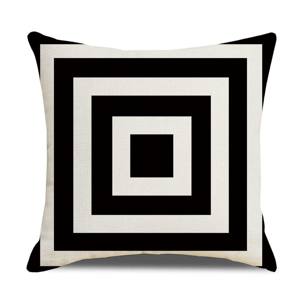 New Homeware Pillow Cover European Geometric Abstract Car Sofa Cushion Cover Cushion Cover