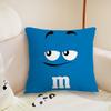 cushion art cover cute Plush Fabric Soft Double Sided Print cartoon mMMs Sofa Cushion Cover Throw Pillow fashion funny Covers