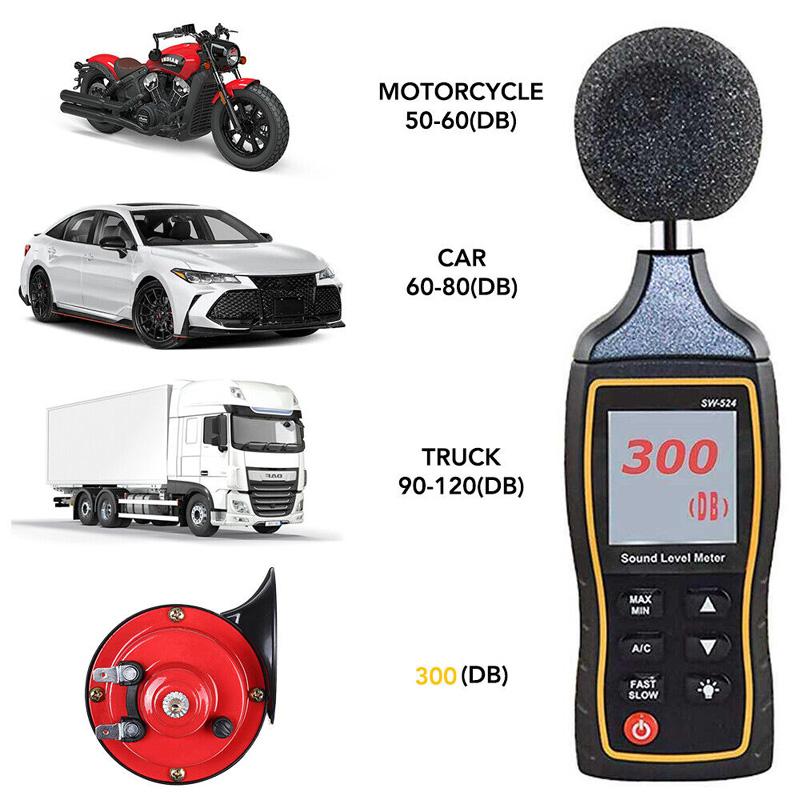 Air Horn 12V DC Loud 300dB Raging Sound For Car Truck Boat 510Hz