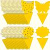 1PCS Sticky Trap Fruit Fly Gnat Yellow Sticky Bug Traps for Fly Pest Insect Trap Catchers Bug