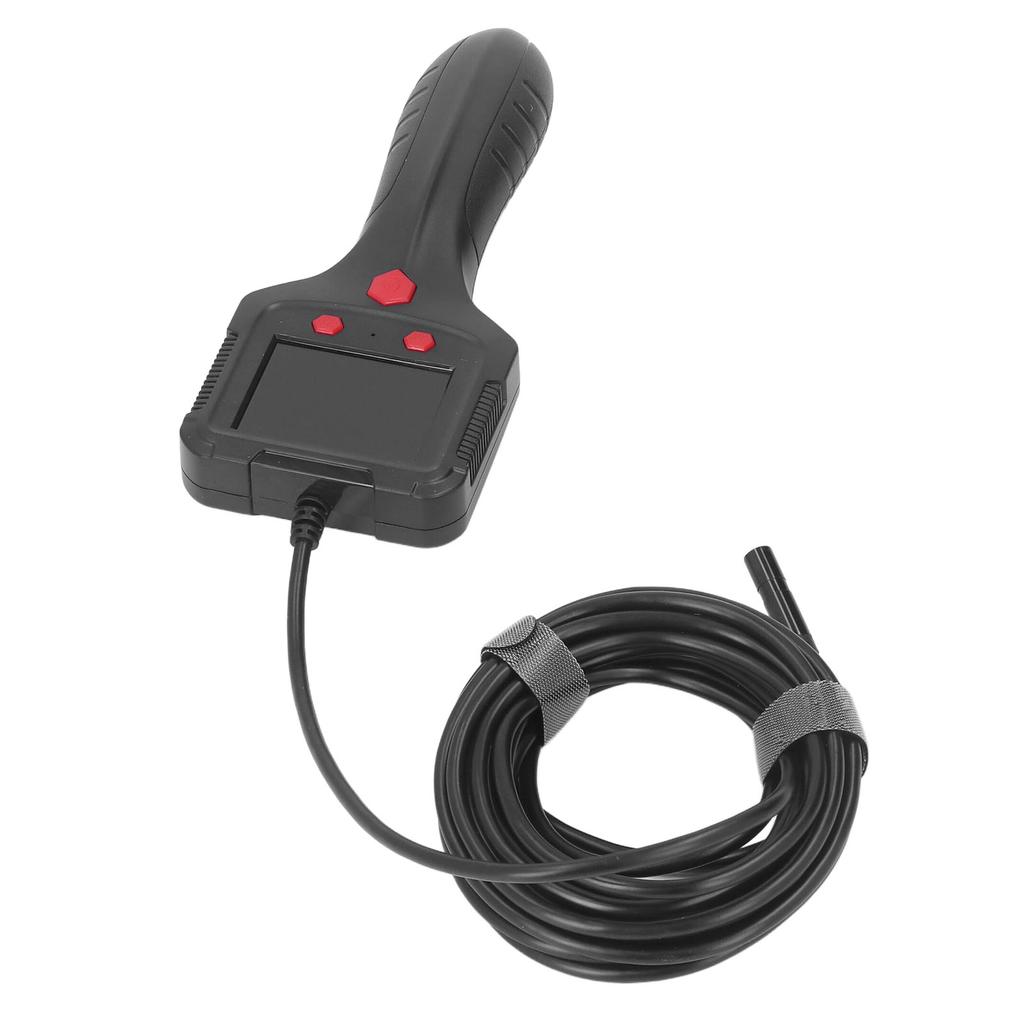 Průmyslový endoskop s kamerou, ruční inspekční boroskop, 2,4palcový LCD displej, 8mm objektiv, IP67, vodotěsný