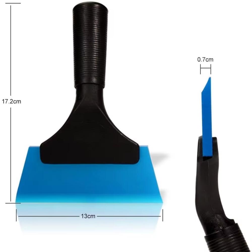 Soft Silicone Scrape Car Window Wiper Plastic Handle Multifunction Snow Cleaning Scraper Durable Sturdy Clean Scraper Windshield