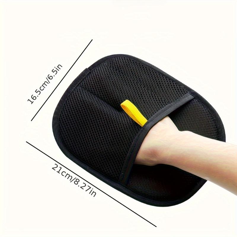 Pet Hair Remover Gloves, Dual-Sided Brush for Dogs & Cats, Efficient Grooming Mitt with Soft Nylon Bristles,Pet Grooming Supplie