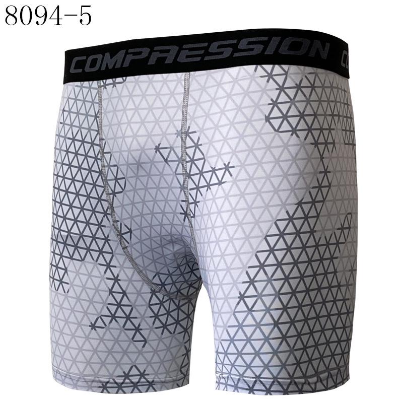 Men's Quick-Dry Camouflage Training Shorts: Moisture-Wicking, Tight-Fit Fitness Base Layer for Running