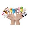 Cartoon Finger Puppet Set Plush Hand Puppets for Storytelling Early Education Soothing Doll Plush Toy Birthday Party Christmas Gifts