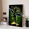 Full Round Diamond Painting The Glowing Elf In The Dark Night Art Rhinestone Picture Mosaic DIY 5D Cross Stitch Embroidery Home Decoration