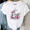 (Asian Size) Sweet Love Trend 90s Printed Female Clothing Women Tee Lady  T Shirt  Casual Fashion Top Graphic Short Sleeve T-shirts
