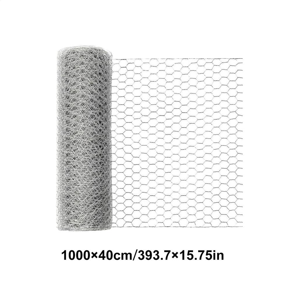 Rabbit Fence Metal Hexagonal Netting Poultry Fencing Chicken Wire Roll For Pet Animal Tree Duck Coop Garden Compost Bin Balcony