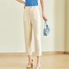 Mid-Aged Women's Summer Straight-Leg Capri Pants