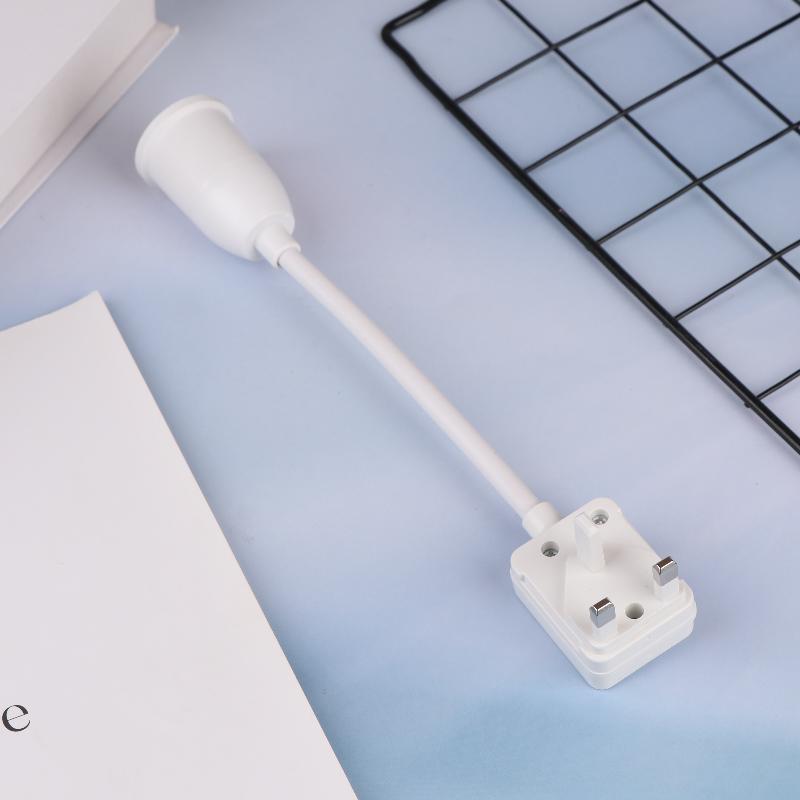 1Pc Us Plug To E27 Lamp Base Conversion Led Light Wall Flexible Lamp Holder Converter With Switch Led Head Bulb Socket