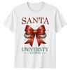 Santa Universty Est1836 Christmas Holidays Graphic Unisexs TShirt Unisexs Tee