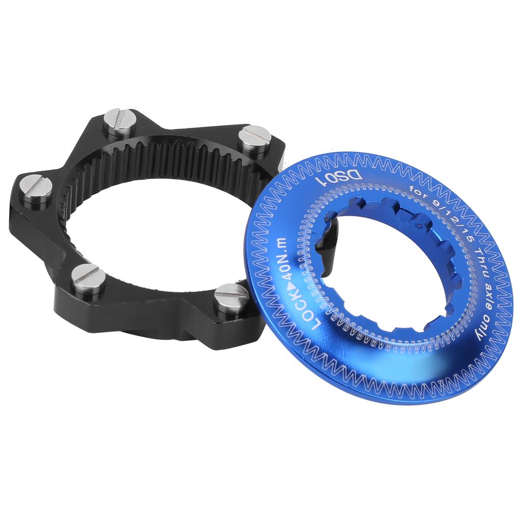 Center Lock Adapter 6 Bolts Center Disc Brake Rotor Conversion Seat for Bicycle Mountain Bike(Black