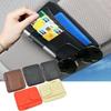Car Interior AccessoriesSun Visor Mutil-Pocket Storage Organizer Auto Car Documents Pouch Credit Card Sun Glasses Pens Holder
