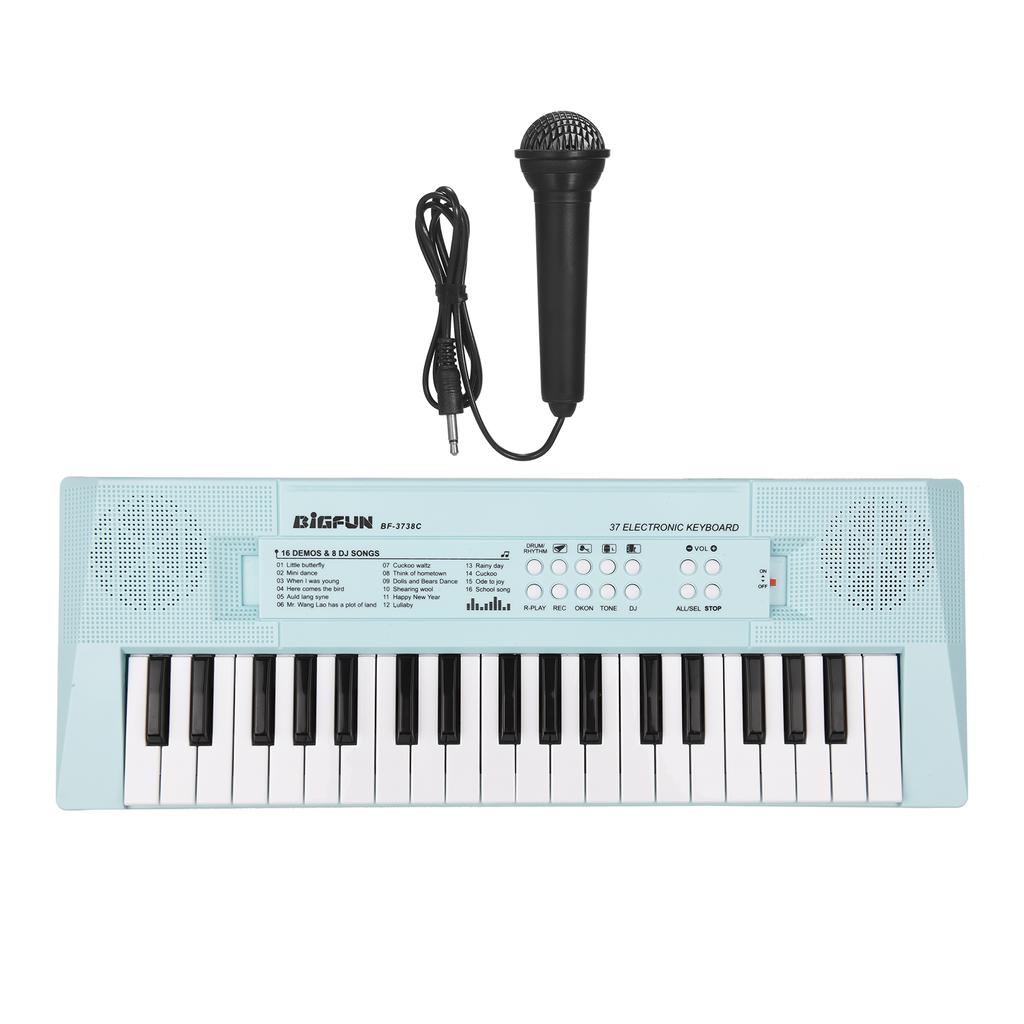 Electronic Piano with Mini Keyboard 37-Key Electronic Keyboard Piano Children' S Piano Pink