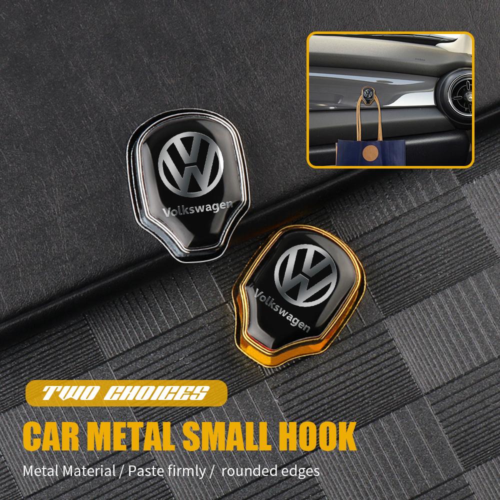 2026 Hot For VW VOLKSWAGEN For Volkswagen VW R GTI Golf Polo Touareg Tiguan Passat CC GTD1/2 pcs 3D Metal Car Interior Storage H