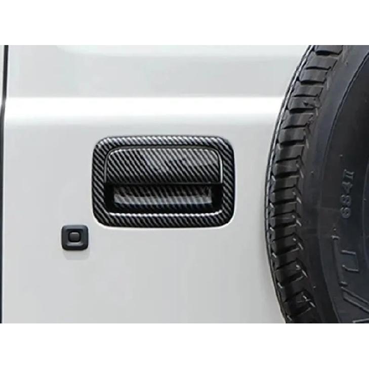 For Suzuki Jimny JB64W/JB74/JC74W 2018-2025 Car Accessories ABS Chrome Rear Door Handle Cover Decoration Trim