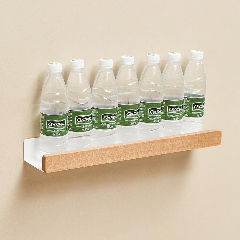 Solid Wood White Bathroom Shelf Corner Shelf Shower Shampoo Cosmetic Shelves Kitchen Storage Rack Bathroom Accessories