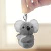 Koala Doll Keychain Cartoon Plush Bag Pendant Soft Stuffed Animal Keyring for Backpacks Purses Car Home Decor