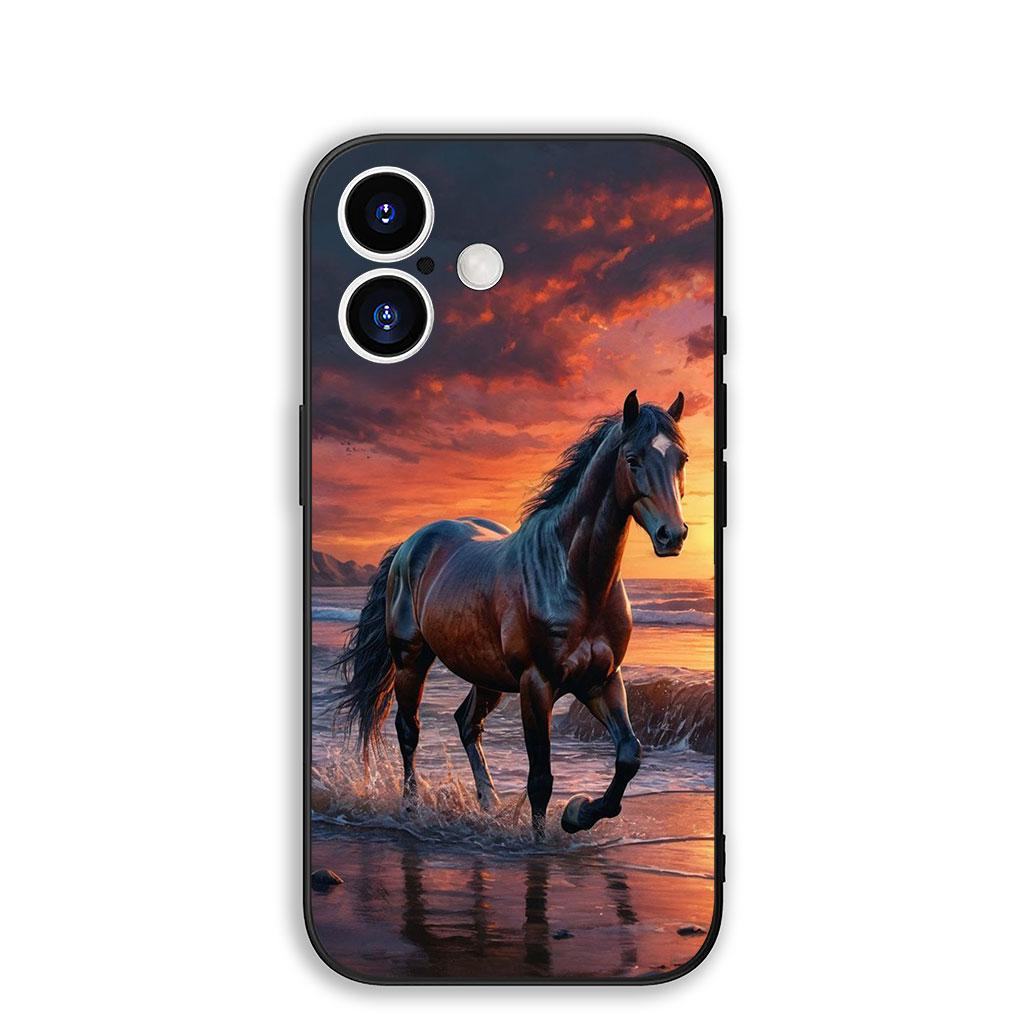 

Cover for Samsung Galaxy S22 S21 S20 Fe Ultra S9 Plus + A13 A22 M21 M31 M55 M15 Phone Case Running Wild And Free Horse Galaxy S20 FE