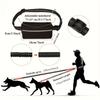 Pet Supplies Single/Double Rope Sports Waist Bag Adjustable Waistband Reflective Dog Leash Hands Free Dog Traction Rope Walking