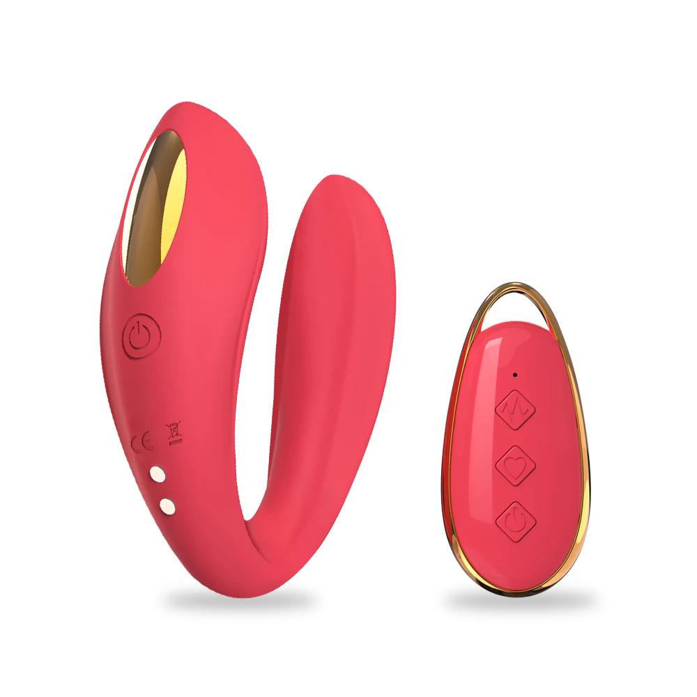 Remote Control Penetration Vibrator for Women Double Penis Clitoris Stimulator Wireless Vibrator Sex Toys for Adults Couple