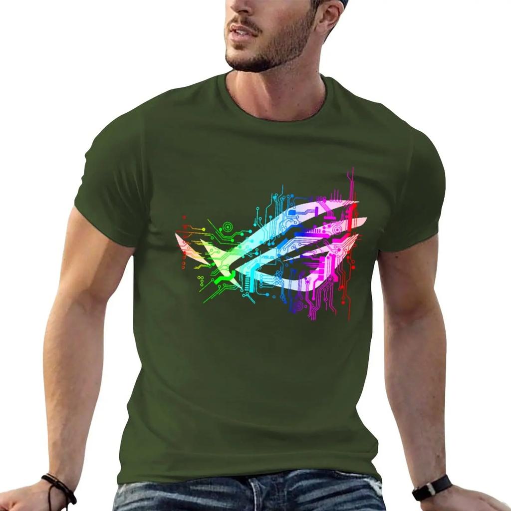 Asus Rog Premium T-Shirt plus size tops animal print shirt for boys vintage t shirt plain t-shirt vintage t shirts