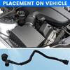 A58X-Car Coolant Pipe Secondary Kettle To Water Tank Exhaust Pipe 17127617366 For BMW B38 B48 2 Series X1 X2 MINI