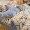 Bedding Four-piece Set, Cotton Pure Cotton Floral Quilt Cover, Bed Sheet Dormitory Three-piece Set