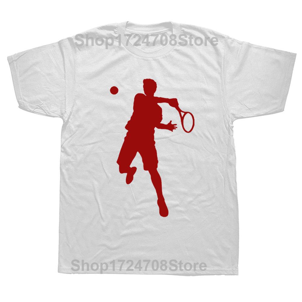 Cool Tennis Player Birthday Funny Unisex Graphic Fashion New Cotton Short Sleeve T Shirts O-Neck Harajuku T-shirt