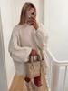 Women's European & American Street Fashion Multi-color Semi-high Neck Knitted Sweater Coat