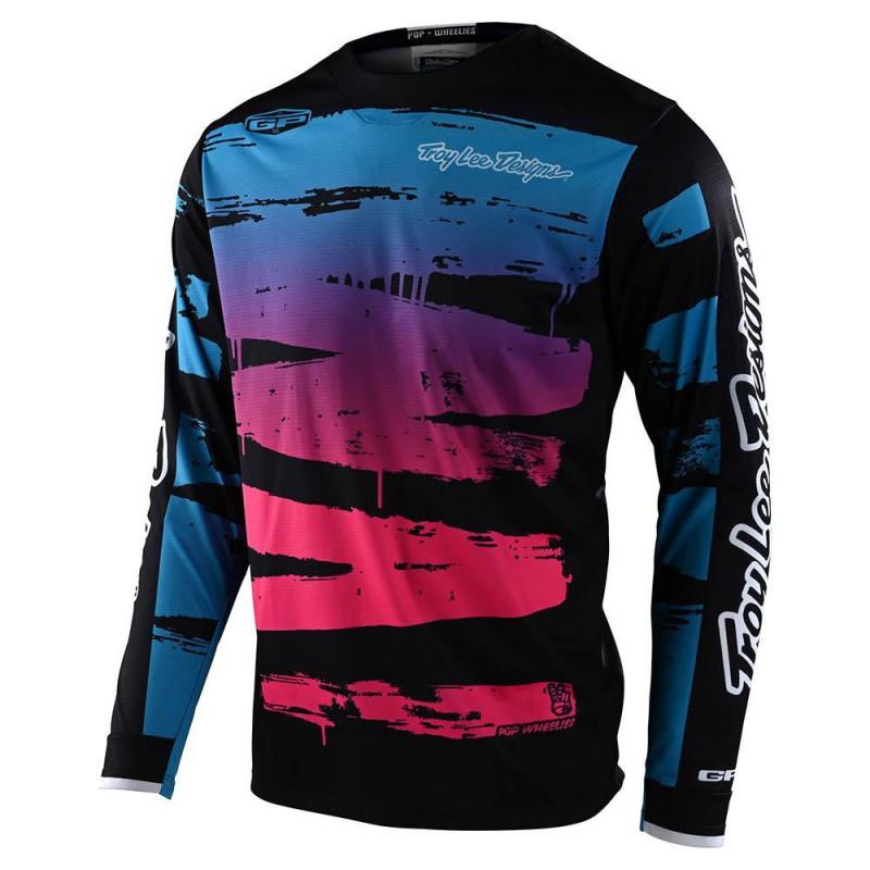 Mens Womens Mountain Bike Long Sleeve Cycling Jersey Quick Dry Breathable DH Downhill Riding Shirt