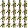 WWII Military Building Block Figures: Special Forces, Eighth Route Army, German & Soviet Army Toy