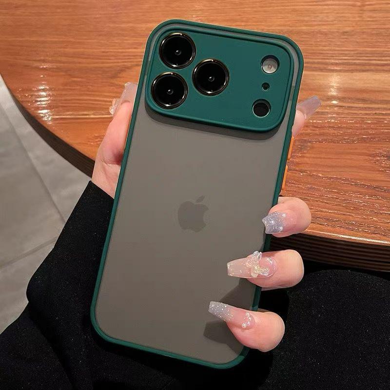 Luxury Matte Silicone Shockproof Phone Case For IPhone 17 Pro Max Air 13 11 12 14 15 16 Plus Bumper Transparent Soft Cover