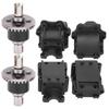 4pcs Plastic Gear Box2pcs Metal Differential Set for WLtoys 144001 1 14 Remote Control Car