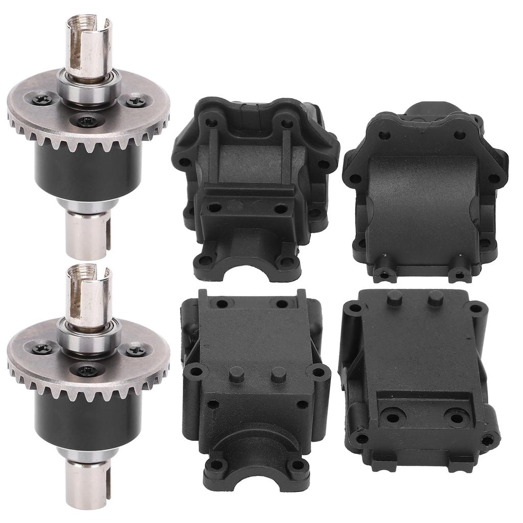 4pcs Plastic Gear Box2pcs Metal Differential Set for WLtoys 144001 1 14 Remote Control Car