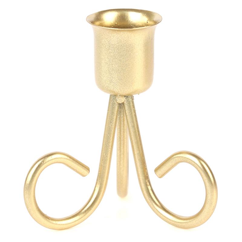 Triangle Candlestick Candle Holder Wedding Party Vintage Style Desktop Adornment