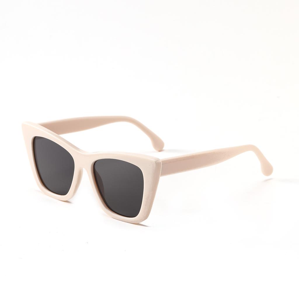 Glasses 3548 Pointed Cat Eyes Sunglasses Square Transparent Color Frame Sunglasses Women