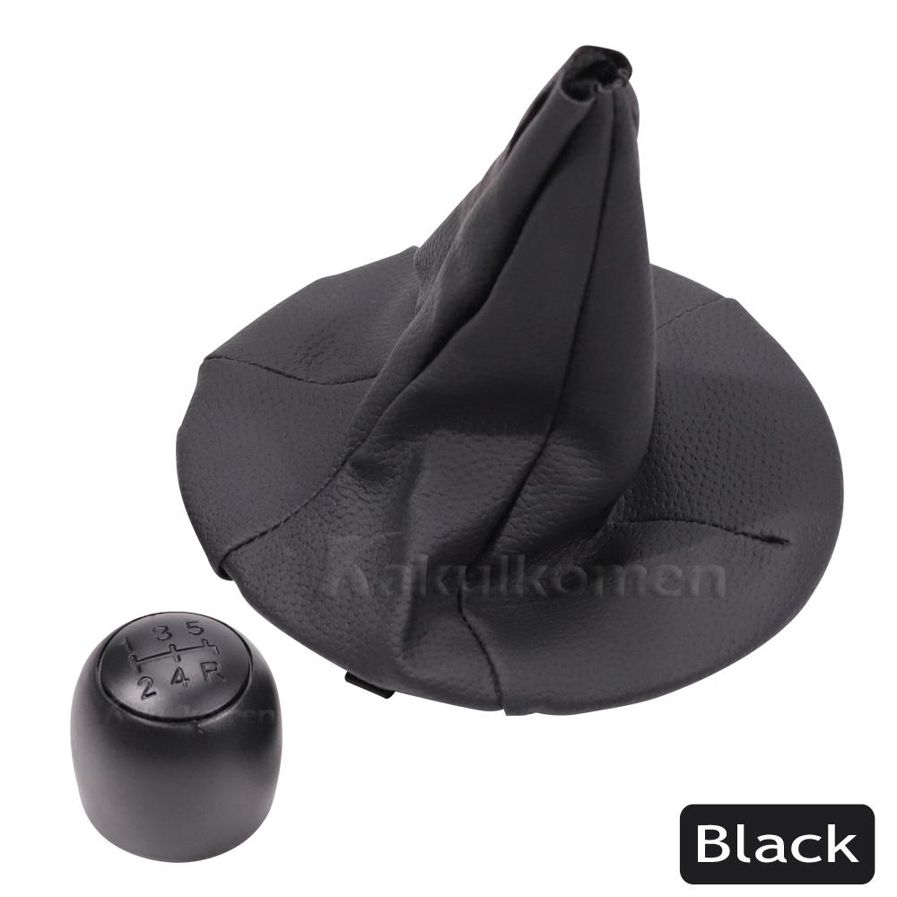 Car Gear Shift Knob Lever Shifter Gaiter Boot Cover Collar Fit For FIAT PANDA 2003-2012 / 500 500C 2007 2008 2009 2010 2011-2013 чёрный