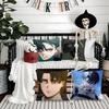 Anime Levi Ackerman Attack On Titan-T Silky Short Plush With Invisible Zipper Dustproof Sofa Cushion Cover For Home Decor