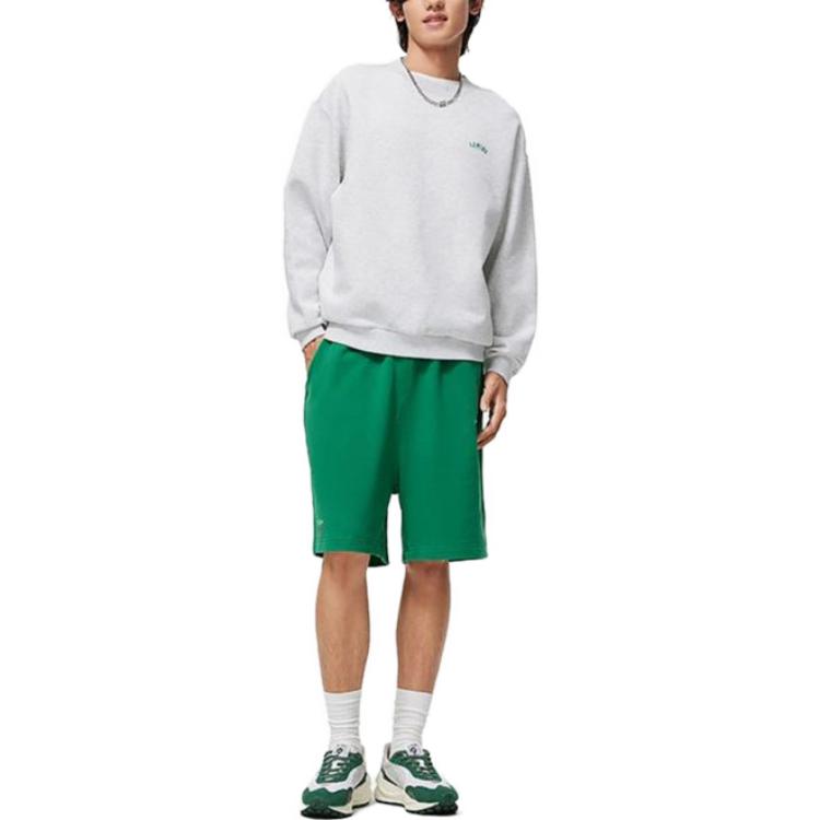 Li Ning Sports Trendy Collection Sweatshirt Men's Heather Gray Deep Antarctic Gray AWDT379-1