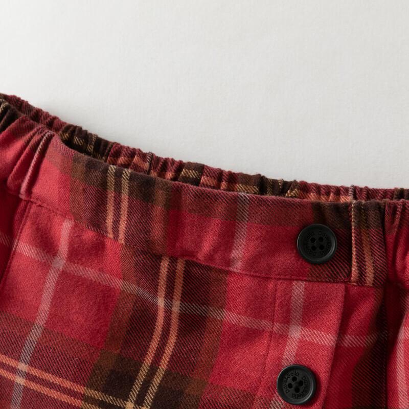DAVE & BELLA Girls' JK Style Pleated Skirt & Shirt Set