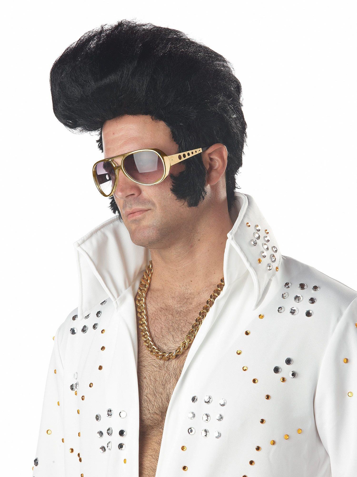

California Costumes Rock and Roll Black Men s Wig (CAL-70035)