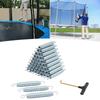 NEW Trampoline Spring, Silver Trampoline Springs Replacement, 48PCS Trampoline Springs with Spring Tool