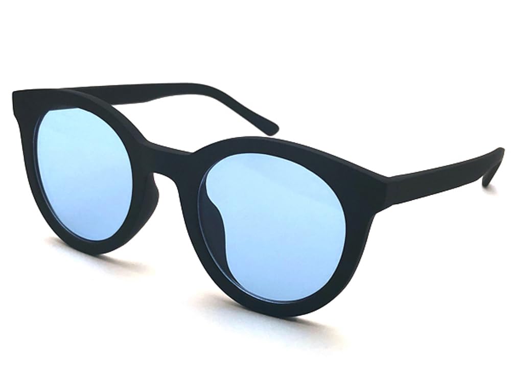 

BOSTON RUBBER FRAME SUNGLASS Matte BLACK LIGHT BLUE [SPEED ADDICT] ×