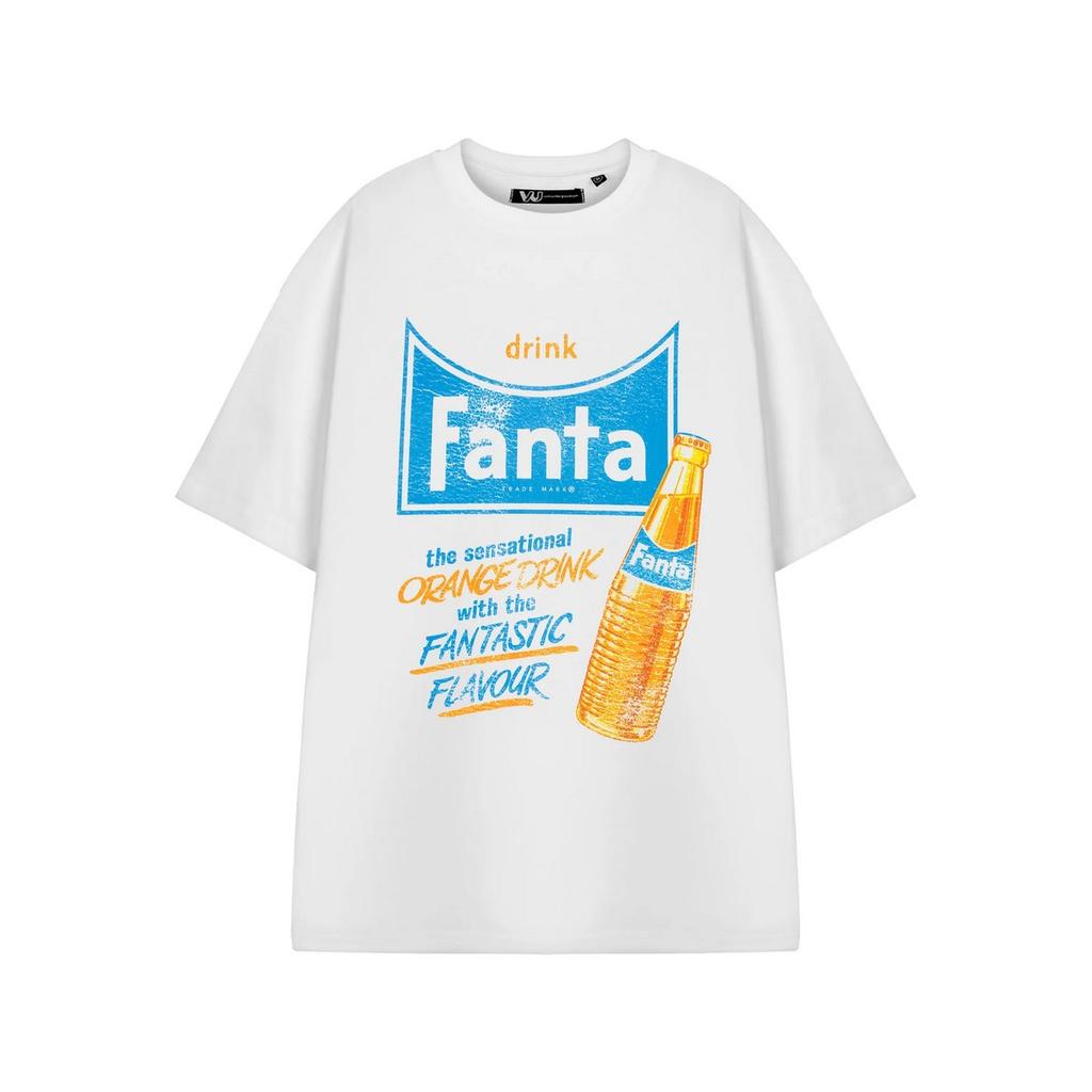 Coca-Cola Unisex Adult Fanta Orange Drink Short-Sleeved T-Shirt