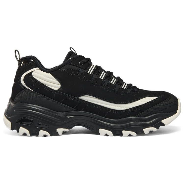 Skechers DLites Scarpe da Corsa Leggere e di Supporto Uomo sneaker Nero Bianco 894269-BKW